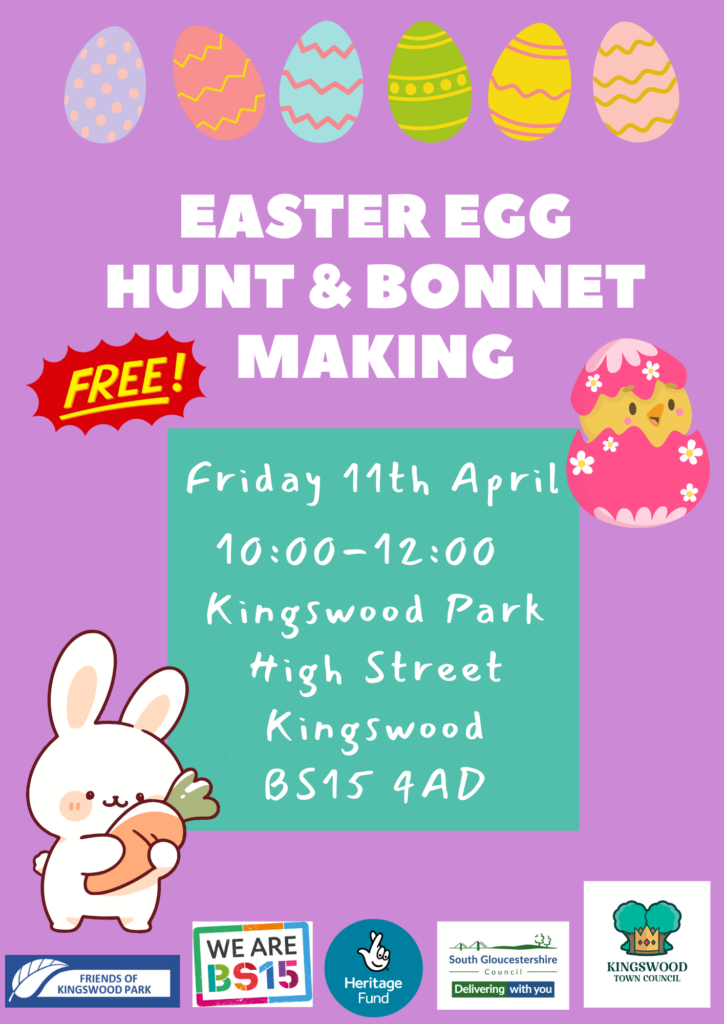 Egg Egg Hunt And Bonnet Making Poster
