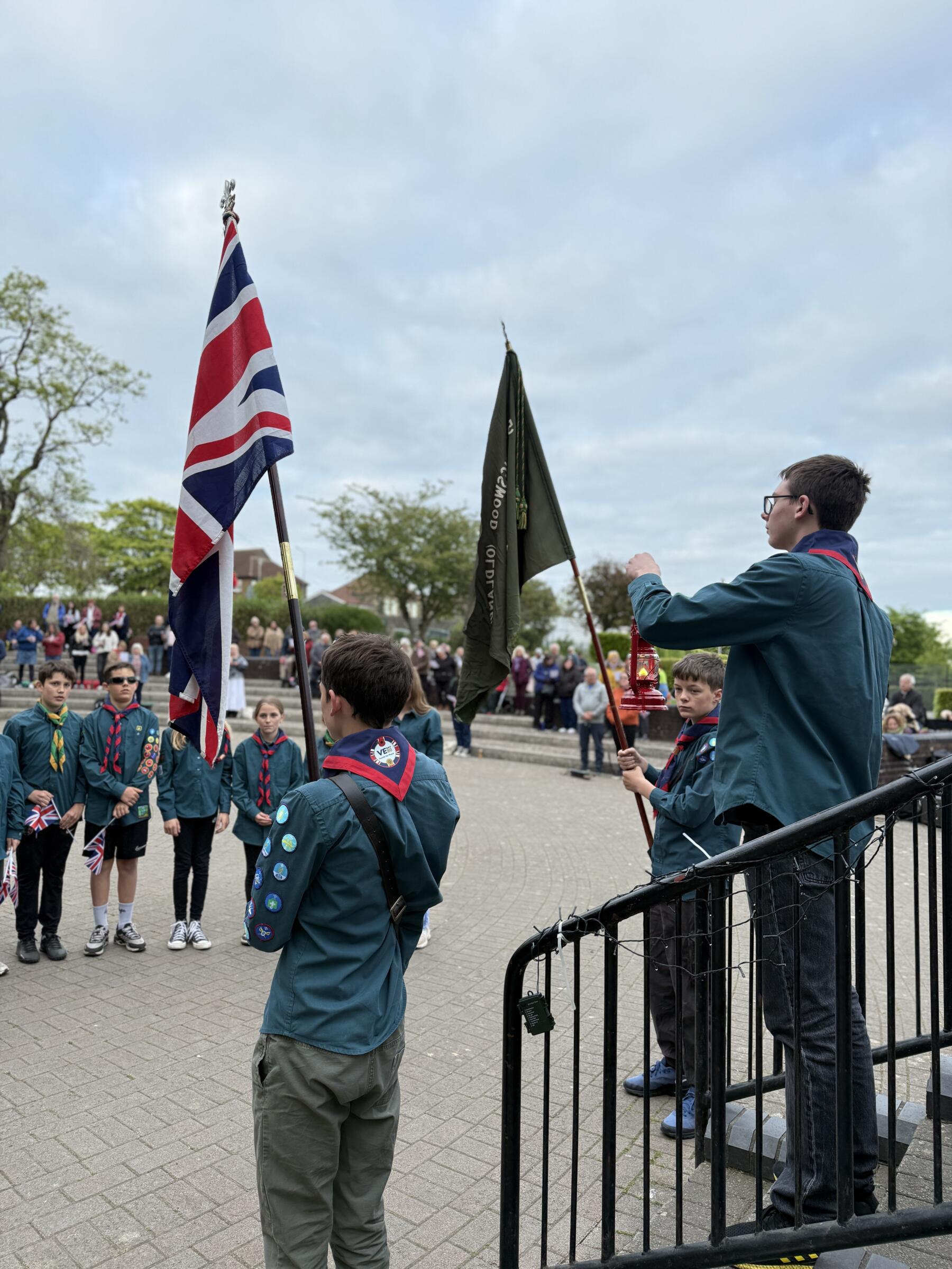 Scouts And Flags Parade