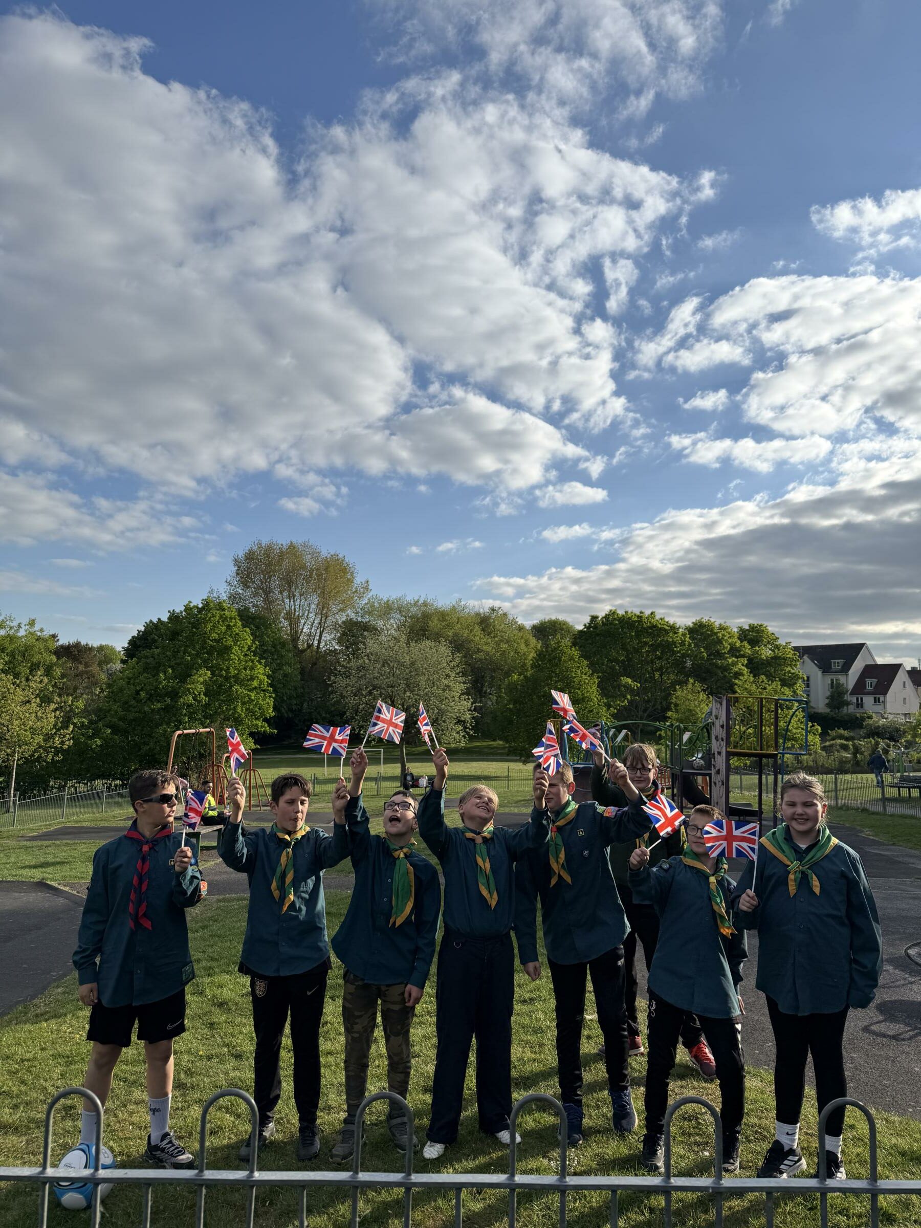 Scouts And Flags